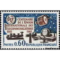 France 1965 Pleumeur Bodou.Centenaire of the UIT 1865-1965-Stamps-France-StampPhenom