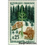 France 1965 The 1,000,000th Hectare Reforested-Stamps-France-StampPhenom