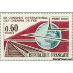 France 1966 19th International Congress of Railways in Paris-Stamps-France-StampPhenom