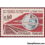 France 1966 19th International Rail Congress-Stamps-France-Mint-StampPhenom