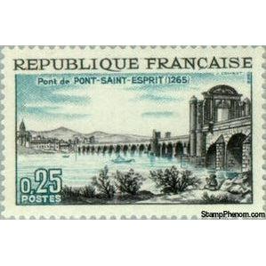 France 1966 Bridge of Pont-Saint-Esprit (1265)-Stamps-France-StampPhenom