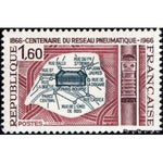 France 1966 Centenary of Pneumatic Postal Network-Stamps-France-Mint-StampPhenom