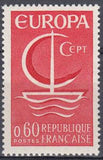 France 1966 Europa - Symbolic Sailboat-Stamps-France-Mint-StampPhenom