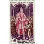 France 1966 History of France: Charlemagne (742-814)-Stamps-France-StampPhenom