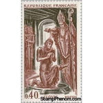 France 1966 History of France: Clovis (455-511)-Stamps-France-StampPhenom
