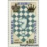 France 1966 Le Havre. International Chess Festival-Stamps-France-StampPhenom