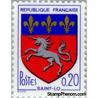 France 1966 Saint-Lô-Stamps-France-StampPhenom