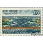 France 1966 The Rance tidal power plant-Stamps-France-StampPhenom