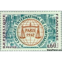 France 1967 9th International Congress of Accounting-Stamps-France-StampPhenom