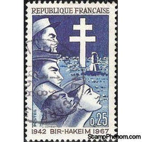 France 1967 Battle of Bir-Hakeim-Stamps-France-Mint-StampPhenom