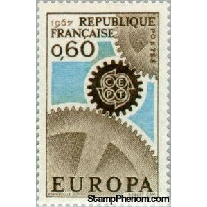 France 1967 C.E.P.T. - Serrated wheels-Stamps-France-Mint-StampPhenom