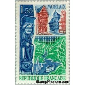 France 1967 Morlaix Views and Carved Buttress-Stamps-France-StampPhenom
