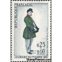 France 1967 Postman of the Second Empire-Stamps-France-StampPhenom