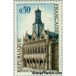 France 1967 Town Hall, St. Quentin (Aisne)-Stamps-France-StampPhenom