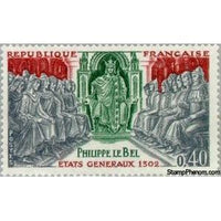 France 1968 Philip the Fair (1268-1314). States General of 1302-Stamps-France-StampPhenom