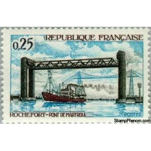 France 1968 Rochefort - Bridge Martrou-Stamps-France-StampPhenom