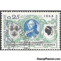 France 1968 Union of Corsica and France-Stamps-France-Mint-StampPhenom