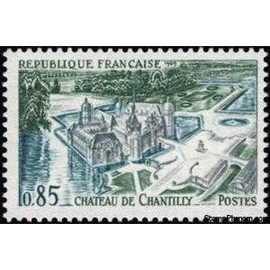 France 1969 Chantilly Chateau (Oise)-Stamps-France-StampPhenom