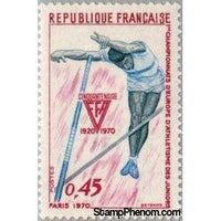 France 1970 1st European Championships in Athletics in Paris Junior-Stamps-France-StampPhenom