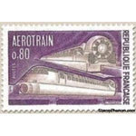 France 1970 Aérotrain-Stamps-France-StampPhenom