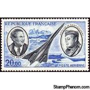 France 1970 Airmail - Pioneer Aviators-Stamps-France-Mint-StampPhenom