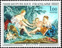 France 1970 French Art-Stamps-France-Mint-StampPhenom