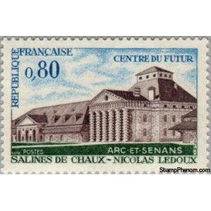 France 1970 Royal salt springs. Salines de Chaux-Stamps-France-StampPhenom