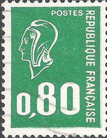 France 1971 - 1976 Definitives - Marianne, New Type-Stamps-France-Mint-StampPhenom