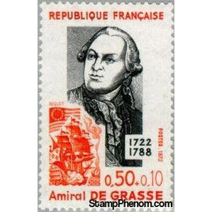 France 1972 Amiral de Grasse (1722-1788)-Stamps-France-Mint-StampPhenom