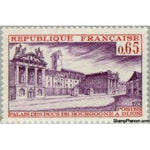 France 1973 Palace of the Dukes of Burgundy, Dijon-Stamps-France-StampPhenom
