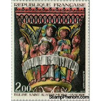 France 1973 "The Last Supper" (Carved Capital)-Stamps-France-StampPhenom