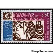 France 1974 Arphila International Stamp Exhibition-Stamps-France-Mint-StampPhenom