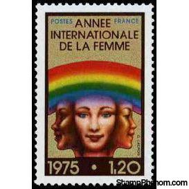 France 1975 International Women%27s Year-Stamps-France-Mint-StampPhenom