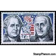 France 1976 American Revolution-Stamps-France-Mint-StampPhenom