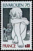 France 1976 Juvarouen %2776 - Youth Stamp Exhibition-Stamps-France-Used-StampPhenom