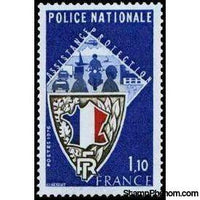 France 1976 National Police Force-Stamps-France-Mint-StampPhenom