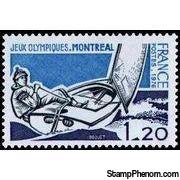 France 1976 Olympic Games - Montreal-Stamps-France-Mint-StampPhenom