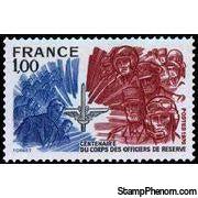 France 1976 Rerserve Officers Corps-Stamps-France-Mint-StampPhenom