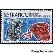 France 1976 Telephone Centenary-Stamps-France-Mint-StampPhenom