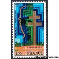 France 1977 5th Anniversary of General de Gaulle Memorial-Stamps-France-Mint-StampPhenom