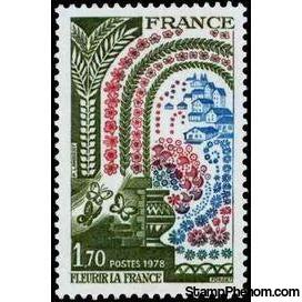 France 1978 Make France Bloom-Stamps-France-Mint-StampPhenom