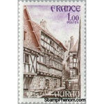 France 1979 Auray: The descent to the port of Saint-Goustan by Saint Ren-Stamps-France-StampPhenom
