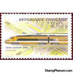 France 1984 High Speed Mail Train-Stamps-France-Mint-StampPhenom