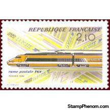 France 1984 High Speed Mail Train-Stamps-France-Mint-StampPhenom