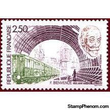 France 1987 Fulgence Bienvenüe, Planner of Paris Metro system-Stamps-France-Mint-StampPhenom