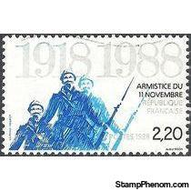 France 1988 Armistice, 70th Anniversary-Stamps-France-Mint-StampPhenom