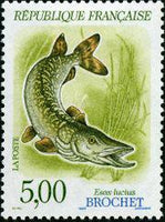 France 1990 Freshwater Fishes-Stamps-France-Mint-StampPhenom