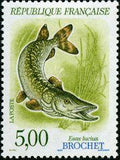 France 1990 Freshwater Fishes-Stamps-France-Mint-StampPhenom