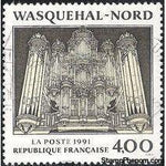 France 1991 Organ of St. Nicholas%27 Wasquehal-Stamps-France-Mint-StampPhenom