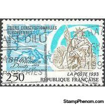 France 1993 European Court Conference on Human Rights-Stamps-France-Mint-StampPhenom